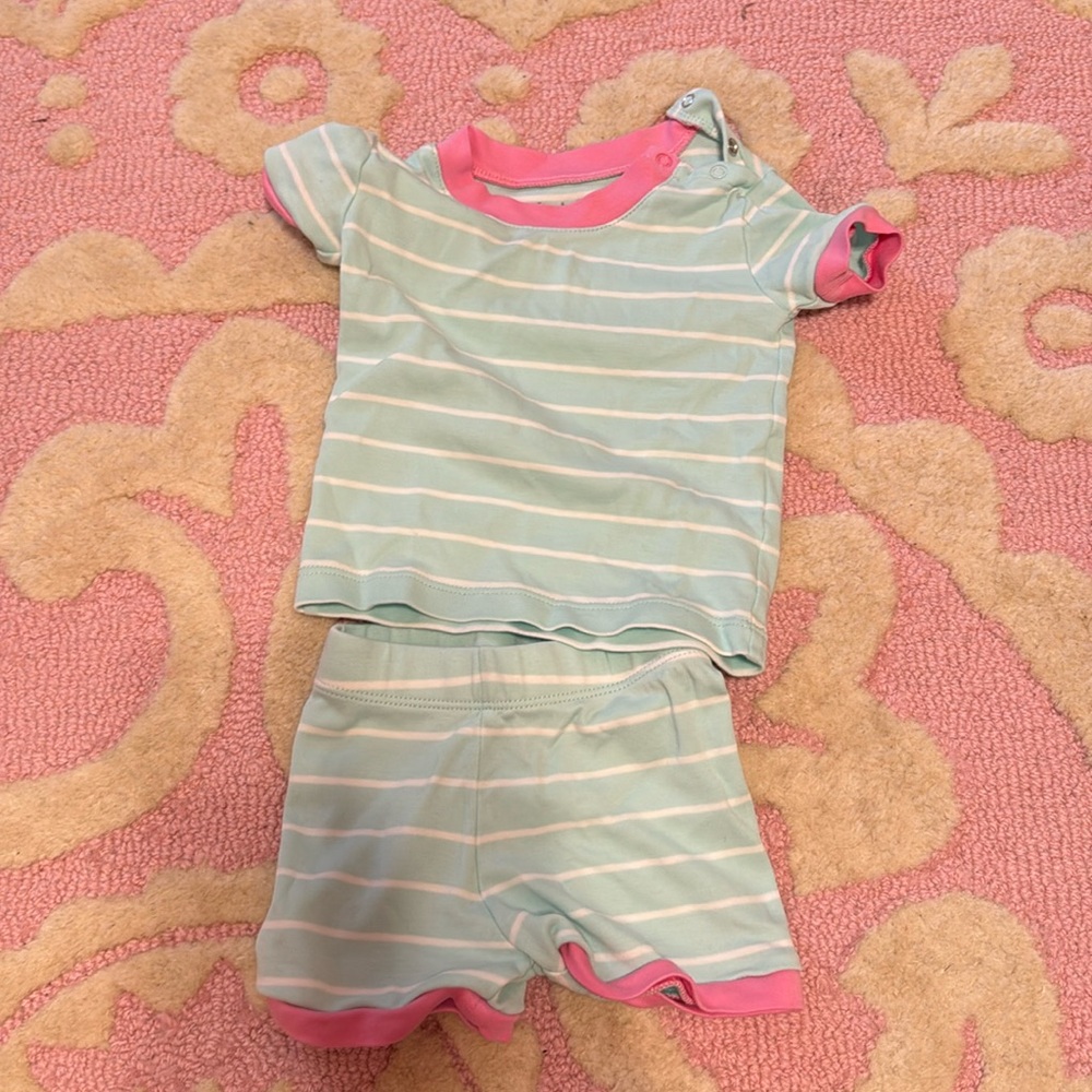 9-12 month like new lake pajamas